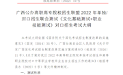 广西公办高职高专院校招生联盟2022年单独/对口招生联合测试《文化基础测试+职业技能测试》 对口招生考试大纲及样题